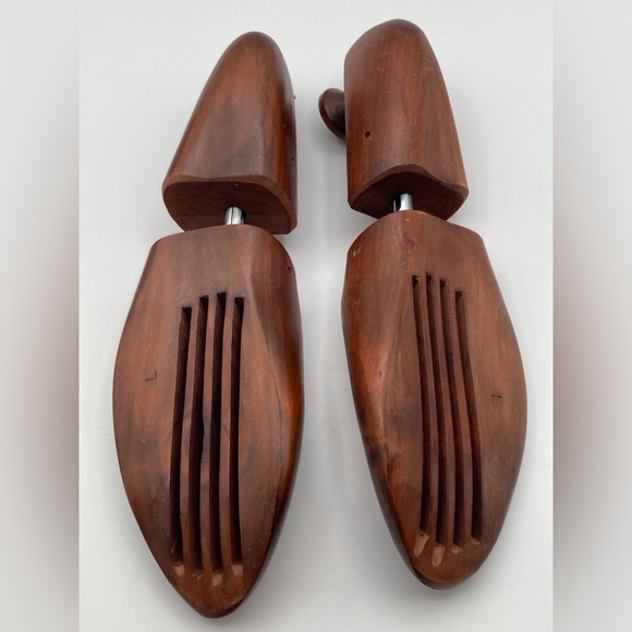 Vintage Brooks Brothers Shoe Tree Insert Men’s Brown Cedar Wood Dress Shoe - Picture 2 of 9